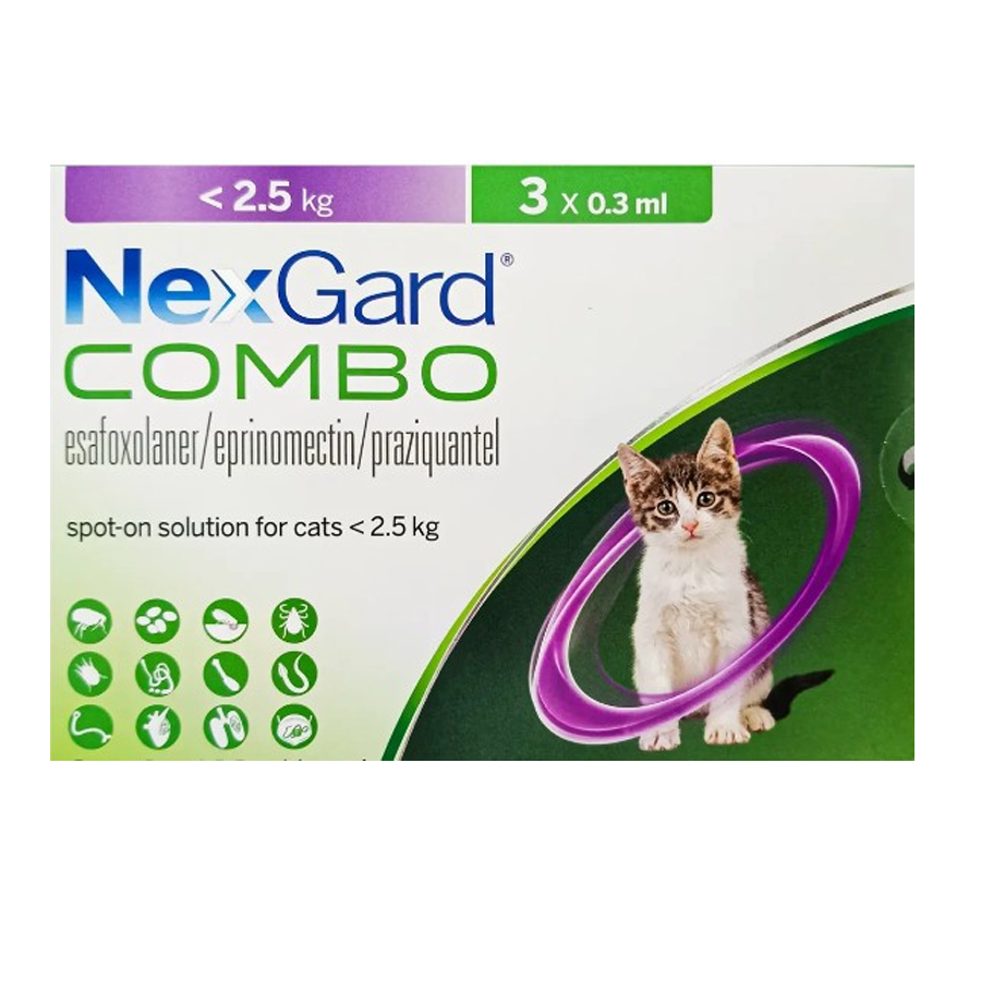 NexGard Combo Spot-On for Small Cats <2.5kg | per box