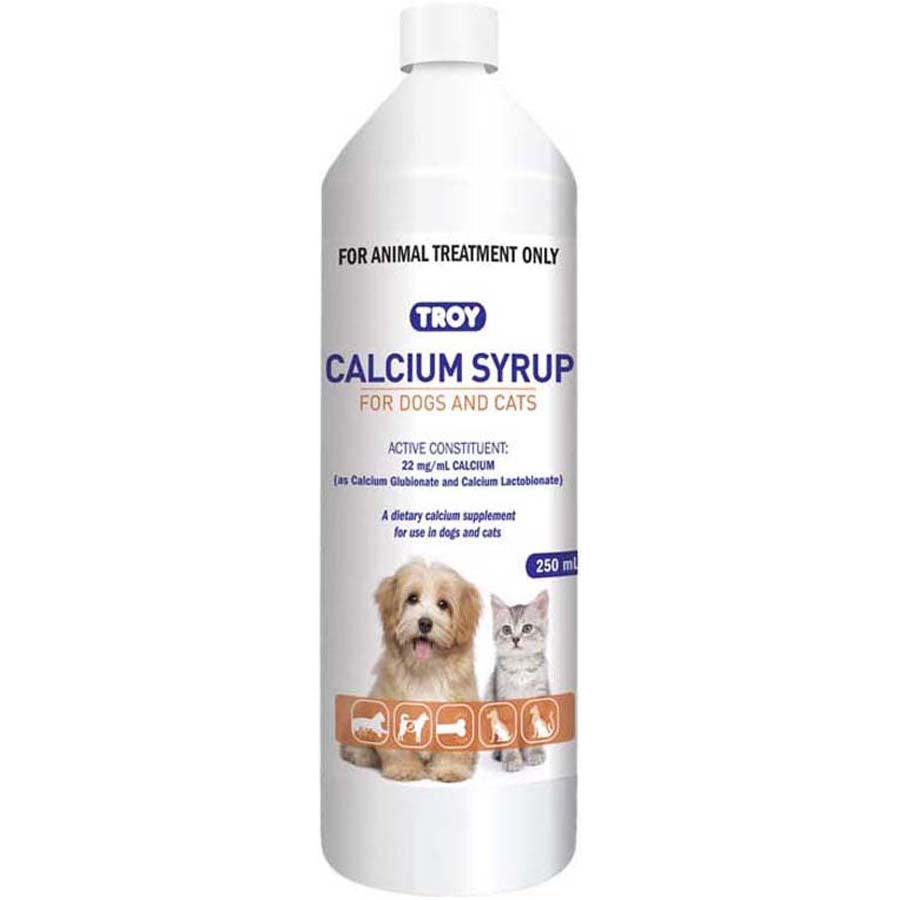 Calcium Syrup for Cats and Dogs 250mL per bottle