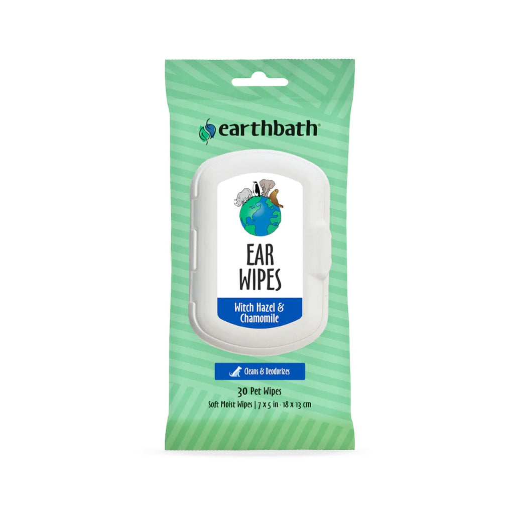 Earthbath Ear Wipes Witch Hazel & Chamomile 30pcs
