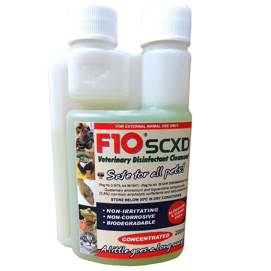F10 SC Veterinary Disinfectant SCXD 200mL per bottle