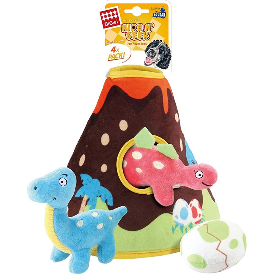 Hide N Seek Volcano Park with Plush Dino & Dino Egg