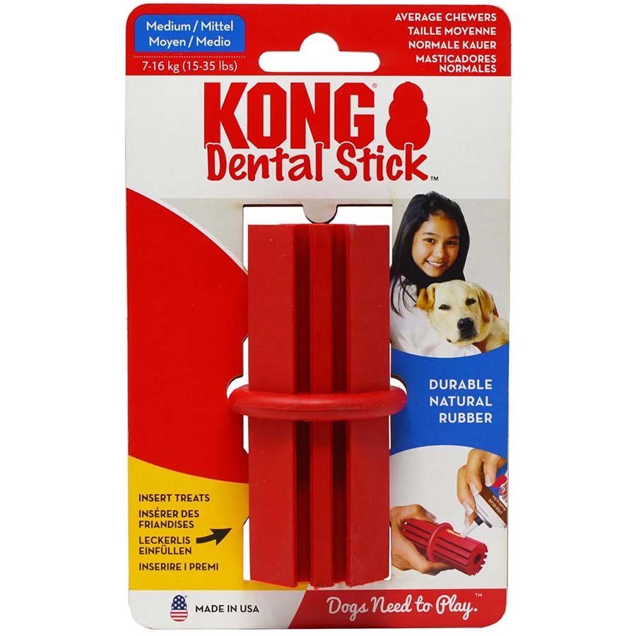 Kong Dental Stick Dog Toy Medium