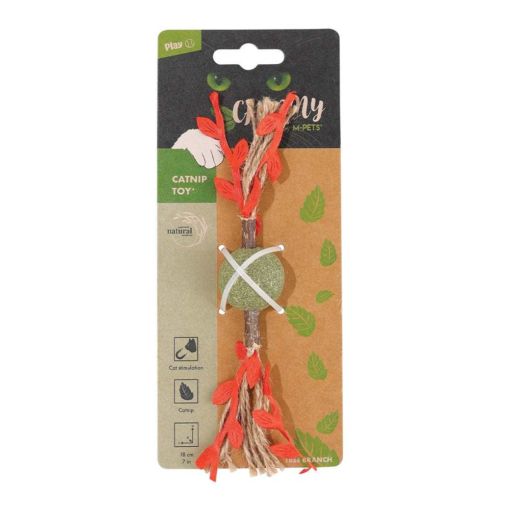M-Pets Charmy Branch Red Catnip Toy