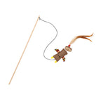 M-Pets Charmy Bunny Cat Wand Toy