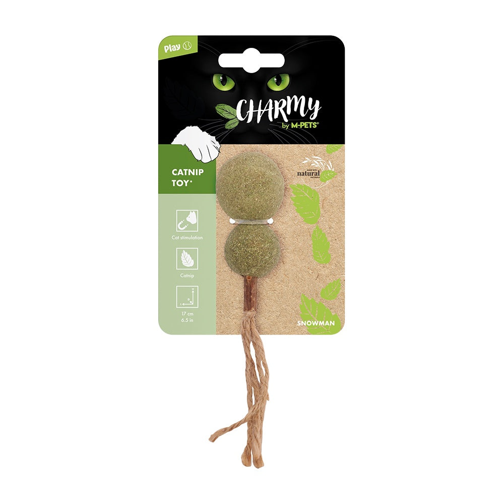 M-PETS Charmy Snowman Catnip Cat Toy