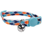 M-PETS Zany Cat Eco Collar Blue & Orange Fish