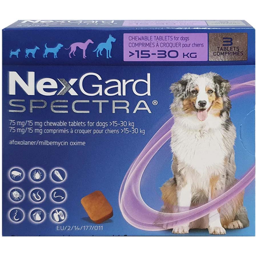 NexGard Spectra Dog Large (>15-30kg) per tablet