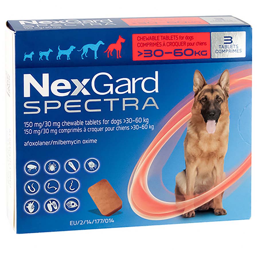 NexGard Spectra Dog XL (>30-60 kg) per tablet