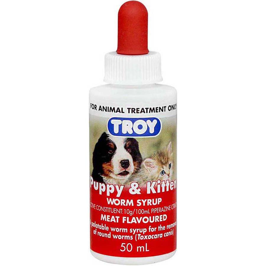 Piperazine 10g/100mL Syrup for Puppies and Kittens 50mL per bottle