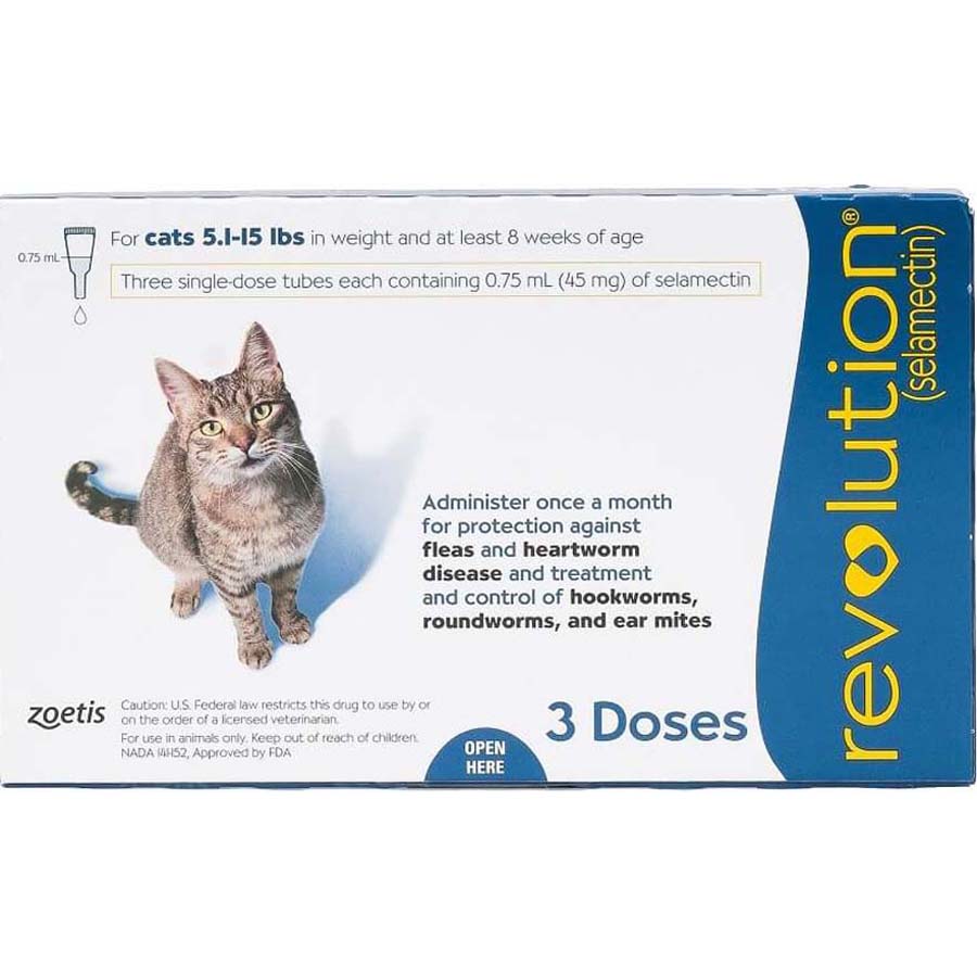 Revolution for Cats 45mg per pipette