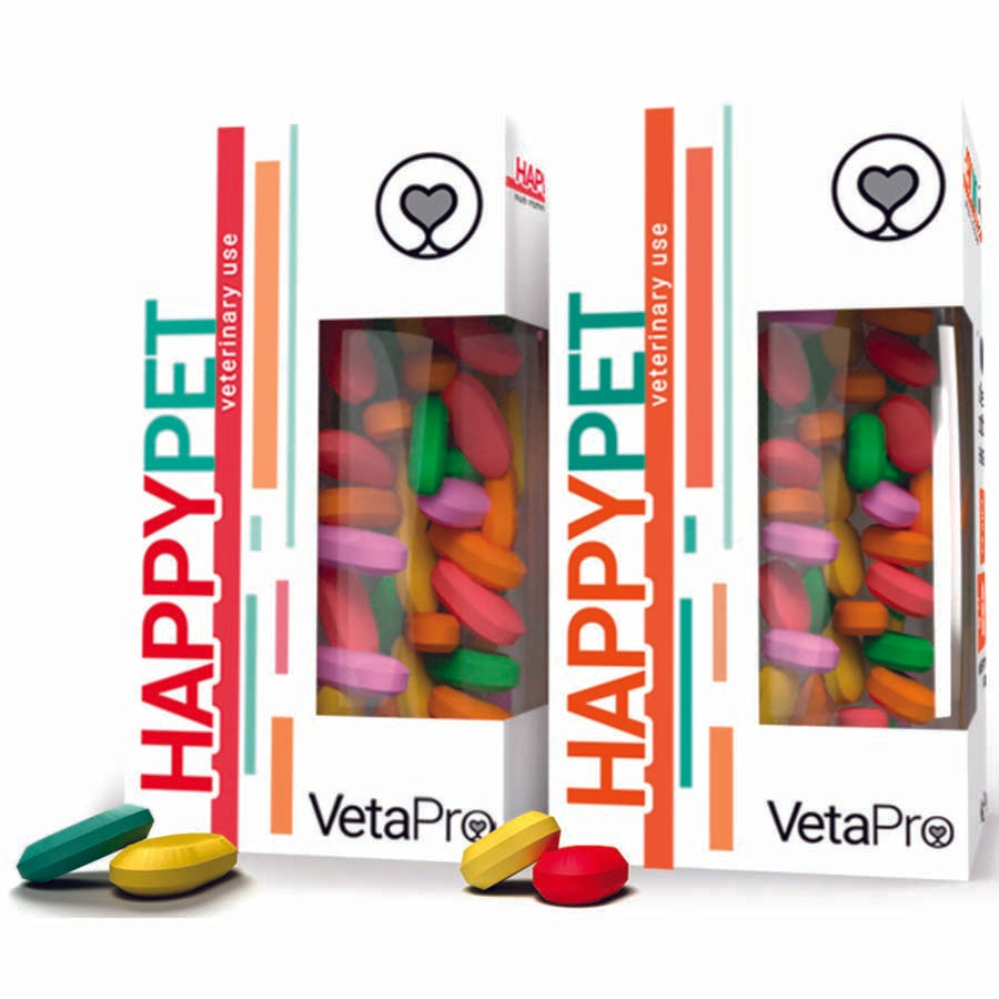 VetaPro Happy Pet for Adult Dogs per 60-tablet bottle