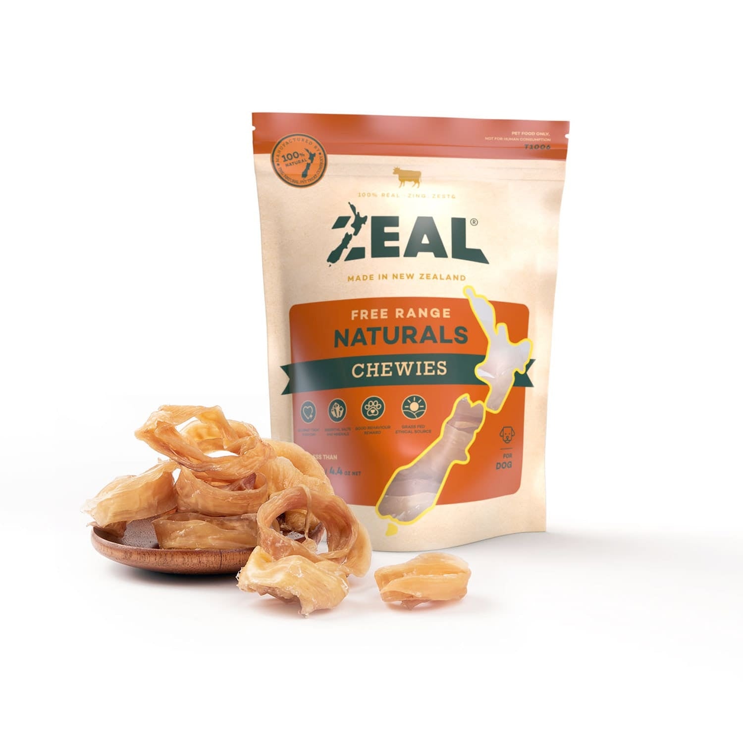 Zeal Chewies 125g pouch