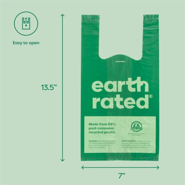 Earth Rated Easy-Tie Handle Poop Bags 120 bags