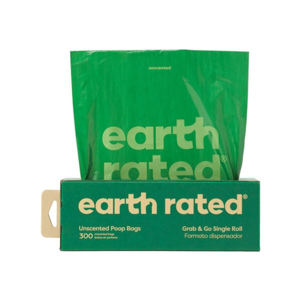 Earth Rated Dog Poop Bags Bulk Single Roll 300 Bags