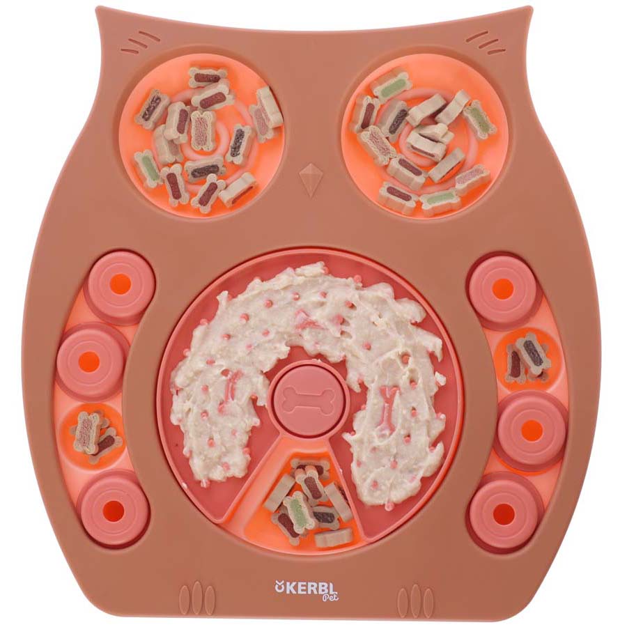 Kerbl Thinking and Learning Brain Game Dog Toy - Owl