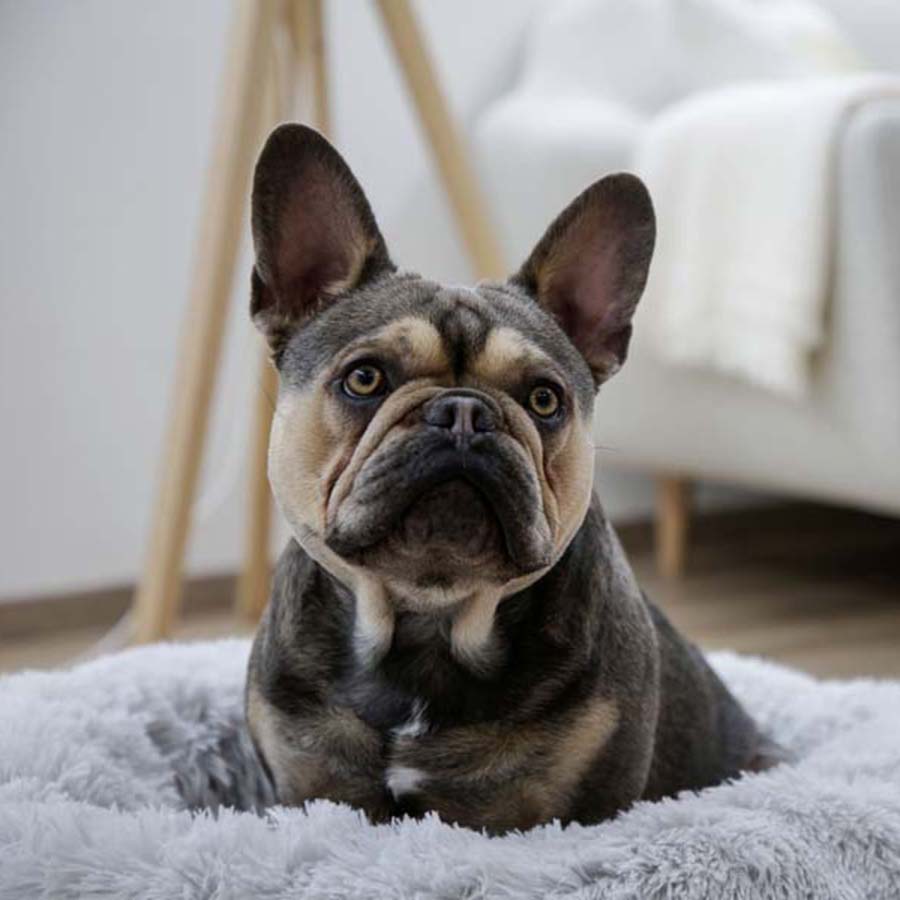 Kerbl Cozy Pet Bed - Fluffy Grey 60cm