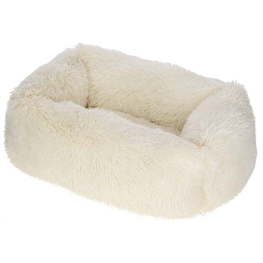 Kerbl Snuggle Pet Bed - Fluffy Cream 60cm