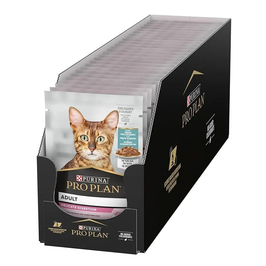 Pro Plan Feline Delicate Digestion Oceanfish Gravy Multipack 10x85g