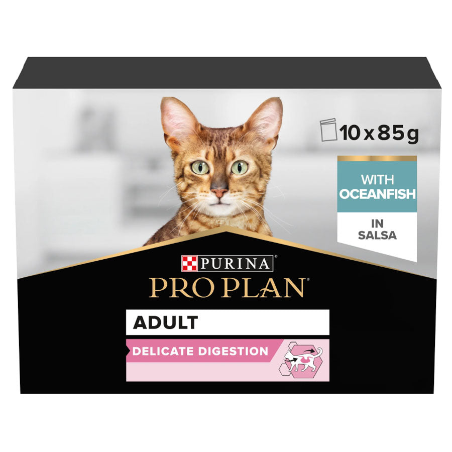 Pro Plan Feline Delicate Digestion Oceanfish Gravy Multipack 10x85g