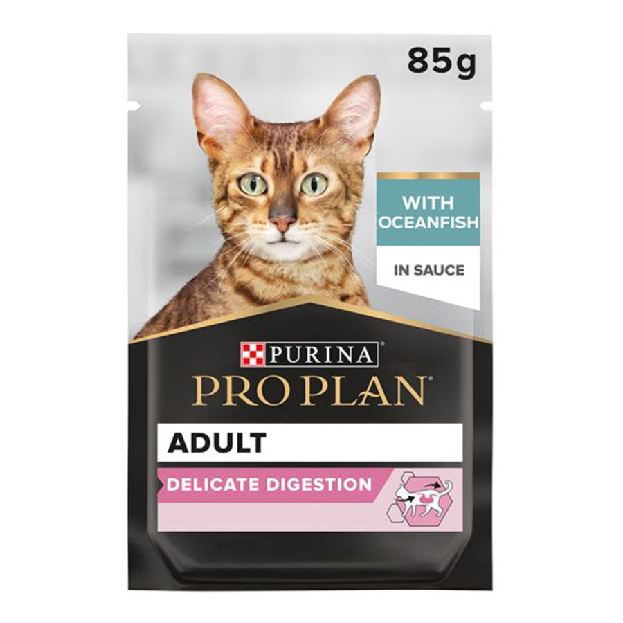 Pro Plan Feline Delicate Digestion Oceanfish Gravy Multipack 10x85g