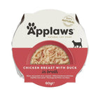 Applaws Wet Adult Cat Food Chicken Breast with Duck in Broth Pot 60g