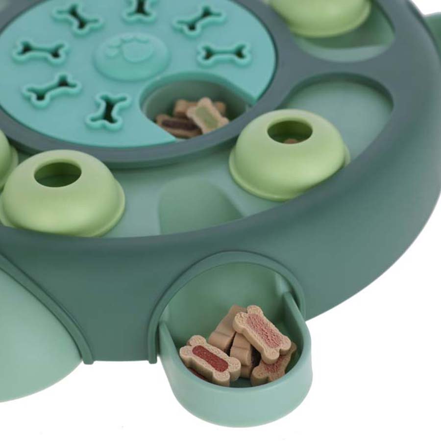 Kerbl Thinking and Learning Brain Game Dog Toy - Turtle