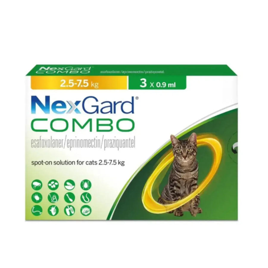 NexGard Spot On Combo Cat (2.5-7.5kg) per pipette