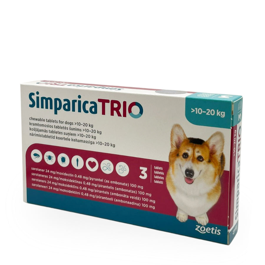 Simparica Trio >10kg to 20kg per box