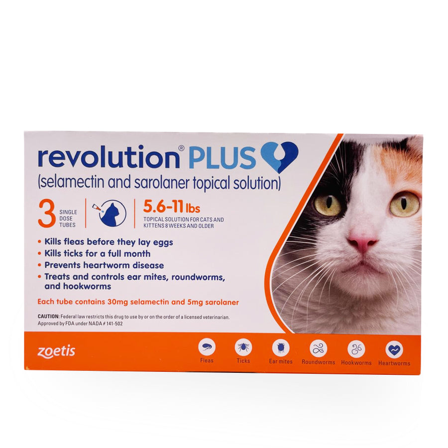 Revolution Plus Cats 2.5-4.5kg per BOX
