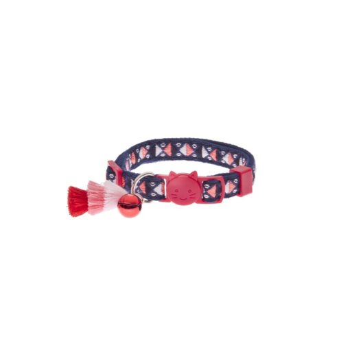 Ferribiella Bohemian Cat Collar - Red