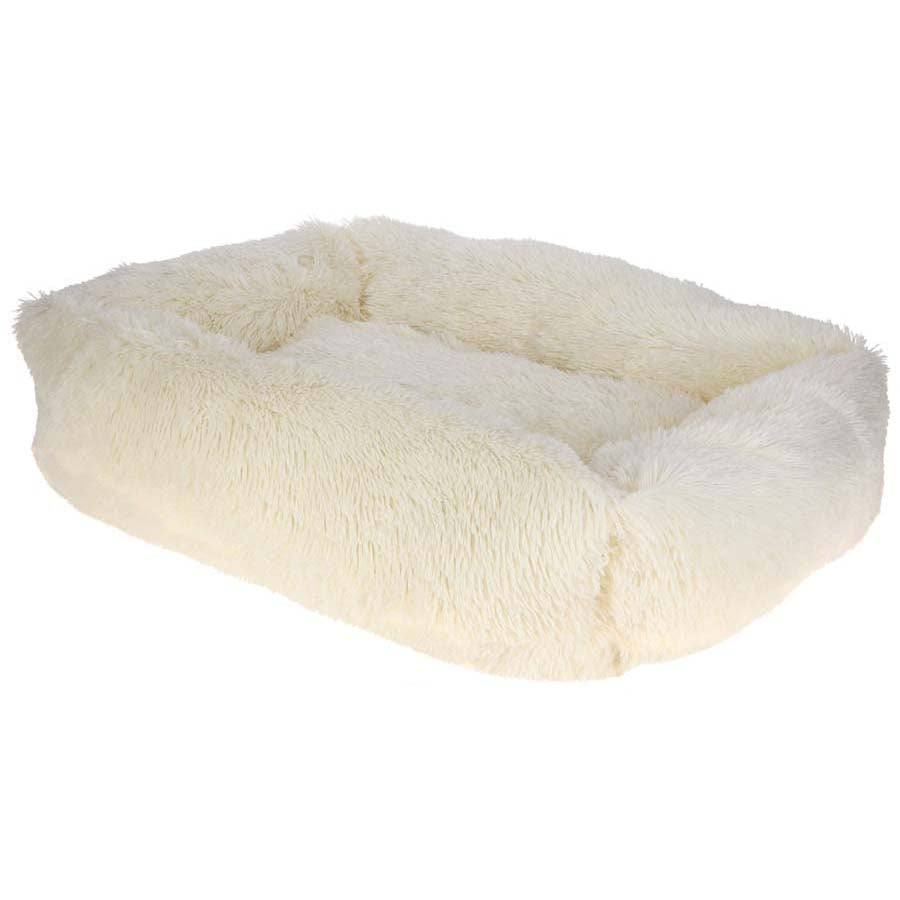 Kerbl Snuggle Pet Bed - Fluffy Cream 80cm