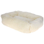 Kerbl Snuggle Pet Bed - Fluffy Cream 80cm