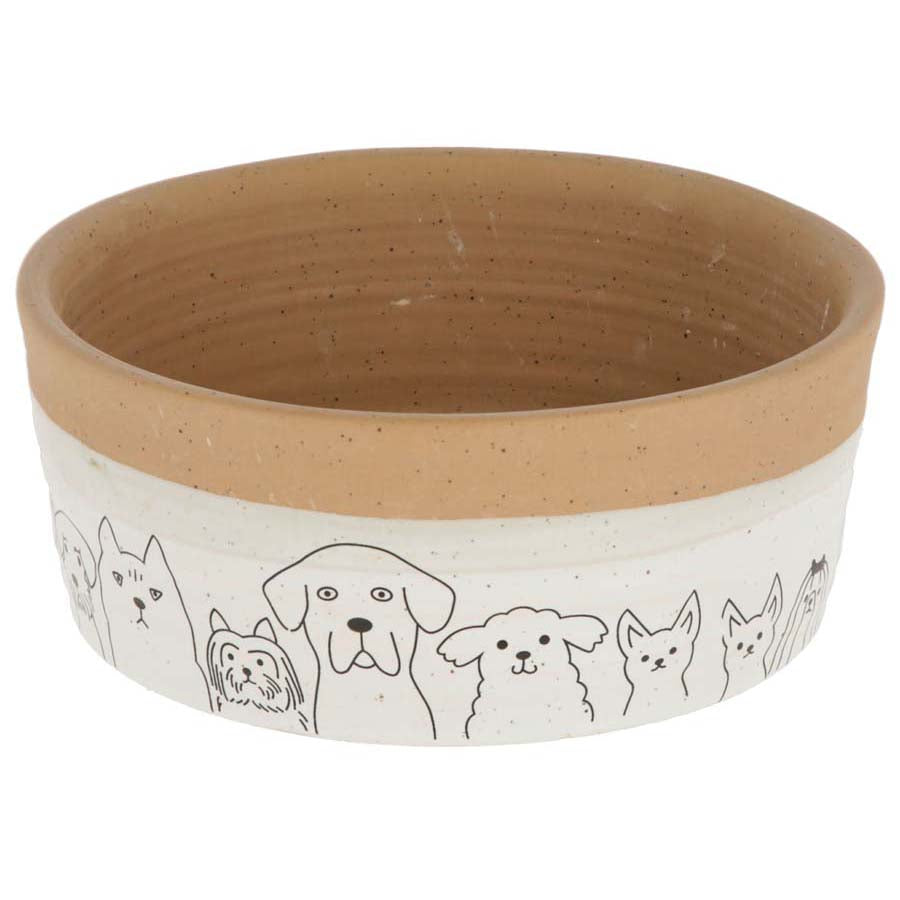 Kerbl Ceramic Pet Bowl - Hungry 650ml