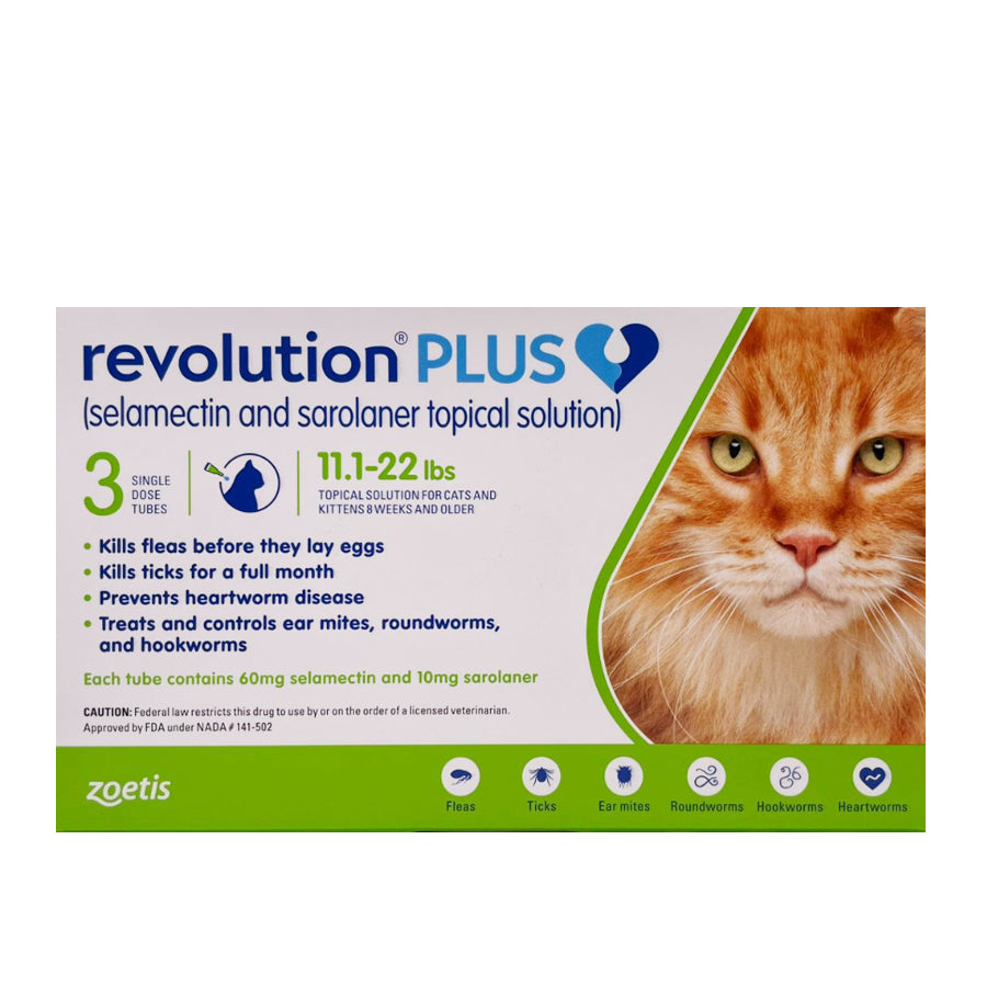 Revolution Plus Cats 4.5-10kg per BOX
