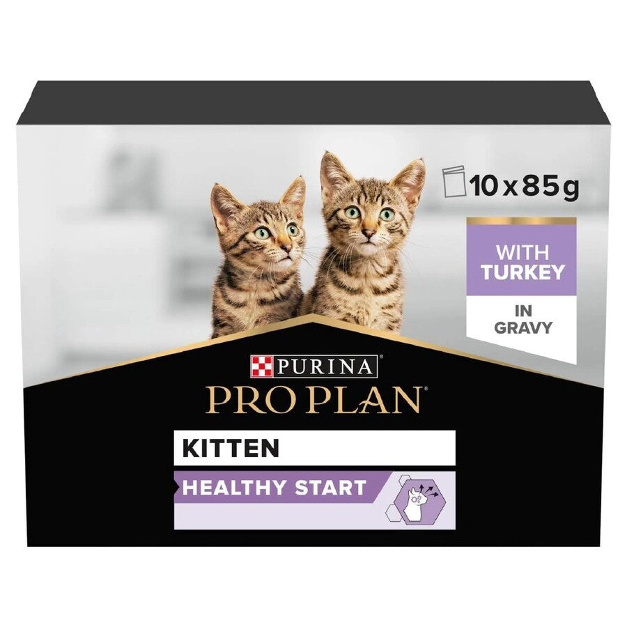 Pro Plan Kitten Turkey Gravy Multipack 10x85g