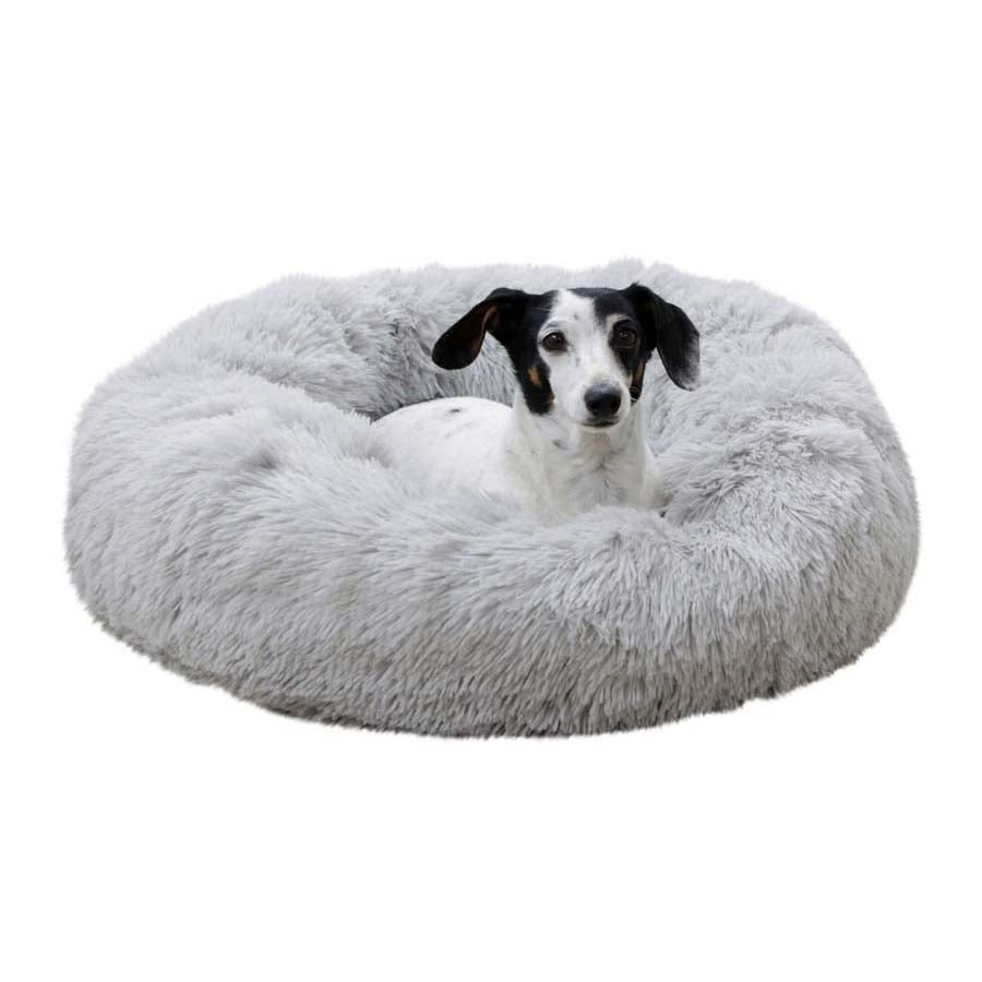Kerbl Cozy Pet Bed - Fluffy Grey 60cm
