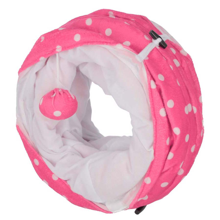 Kerbl Cat Play Tunnel - Pink 100cm