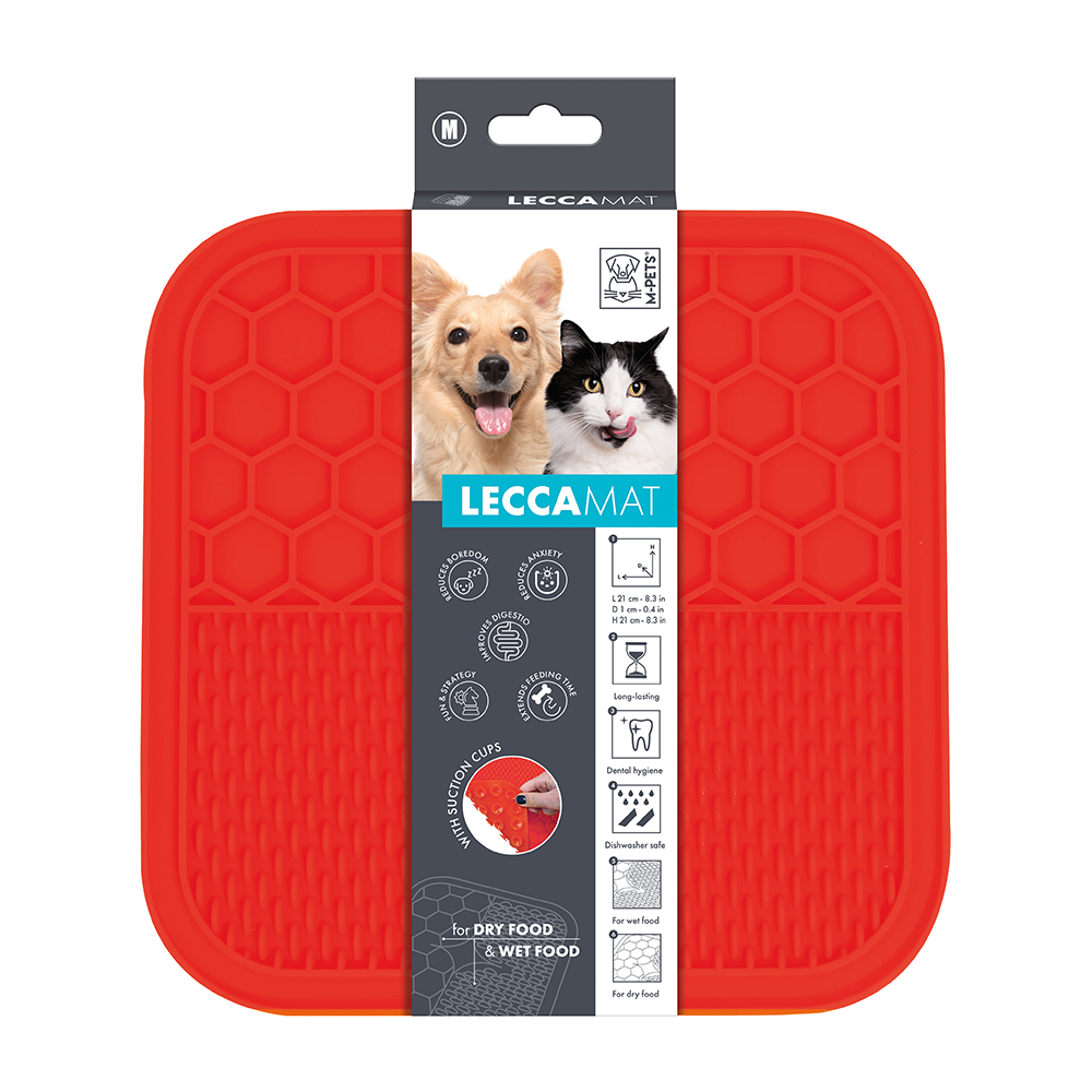 M-Pets Lecca Mat - Medium - Red