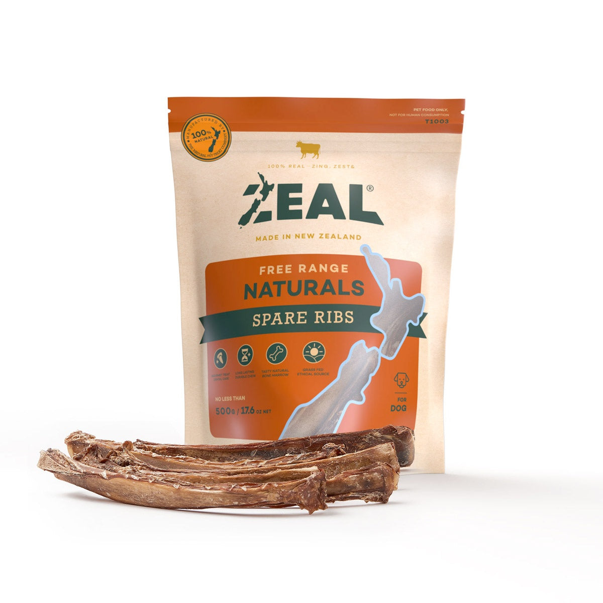 Zeal Spare Ribs 500gr pouch
